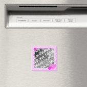 Roze Snoepjes hartmagneet Magneet (Insitu (Vaatwasser))