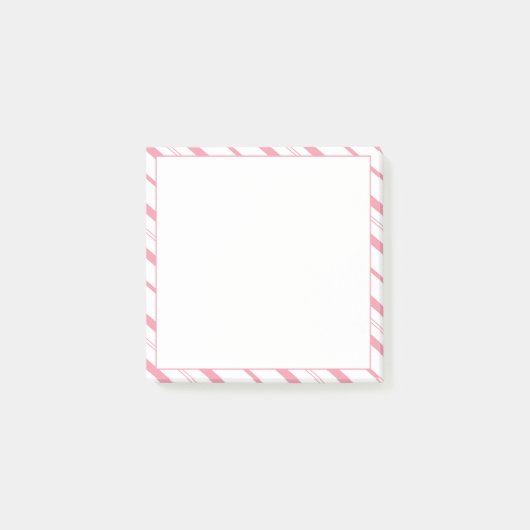 Roze snoepriet post-it® notes (Voorkant)