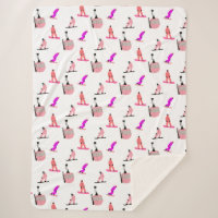 Roze snowboard