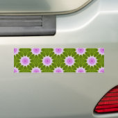 Roze Snowflakes Bumpersticker (Op auto)