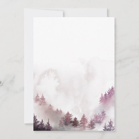 Roze Snowflakes ONEderful 1st Birthday Bedankkaart (Achterkant)