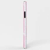 Roze Snowy Birch Trees Case-Mate iPhone Case (Achterkant/rechts)