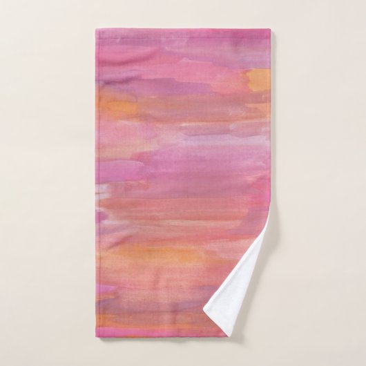 Roze soontowehanddoekset bad handdoek (Handdoek)