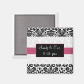 roze Sparen de datummagneet Magneet (Voorkant / Achterkant)