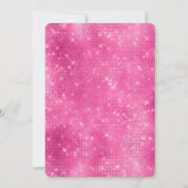Roze Sparkle Diamond Vlinder Kaart (Voorkant)