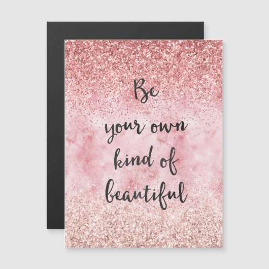 Roze Sparkle Girly Glitzy Glam Glitter Mooi (Voorkant / Achterkant)