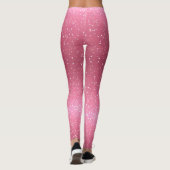 Roze Sparkle Leggings (Achterkant)