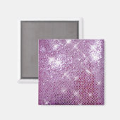 Roze Sparkle-look Magneet (Voorkant / Achterkant)