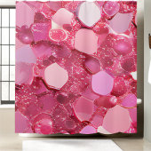 Roze Sparkle Sequin Douchegordijn