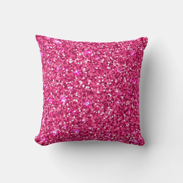 Roze Sparkles Kussen (Voorkant)
