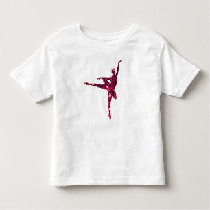 Roze Sparkly Ballerina Kinder Shirts