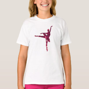Roze Sparkly Ballerina T-shirt