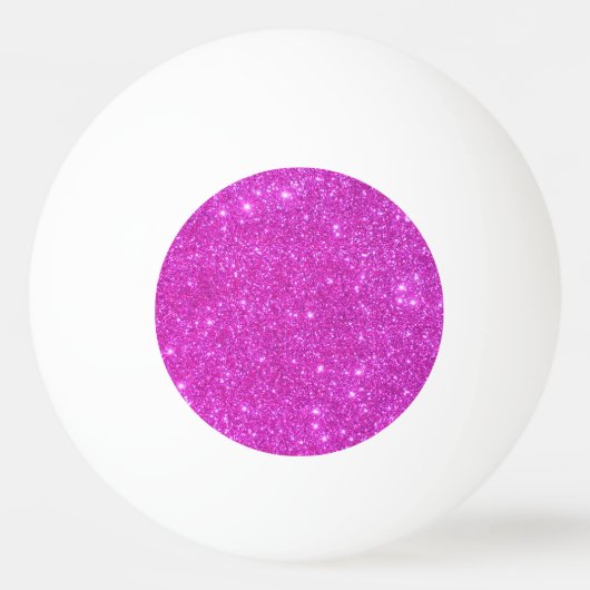 Roze Sparkly Ping Pong Ball Girly Pingpong (Achterkant)