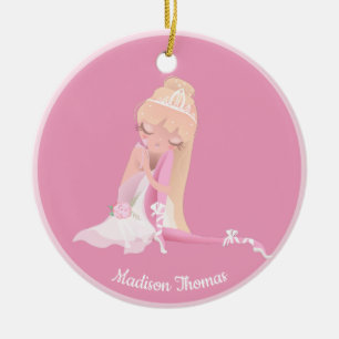 Roze, speciaal ontworpen ballet danseres Ornament