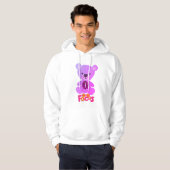 Roze speelgoed mannen hoodie (Voorkant volledig)