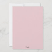 Roze speelse babyshower uitnodiging (Achterkant)