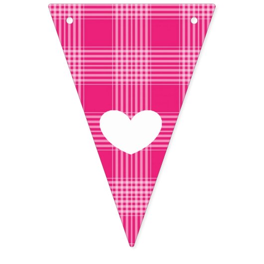 Roze speldenband is een meisje Baby shower dat ron Vlaggetjes (Derde vlag)