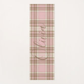 Roze speldenbruine Waterverf Yogamat (Voorkant)