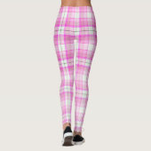 Roze speldenpatroon leggings (Achterkant)
