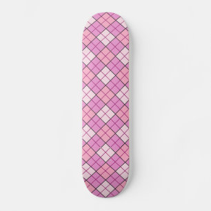 Roze speldenroze skateboard