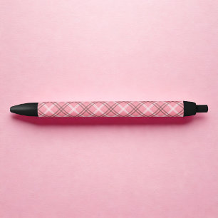 Roze speldenroze zwarte inkt pen