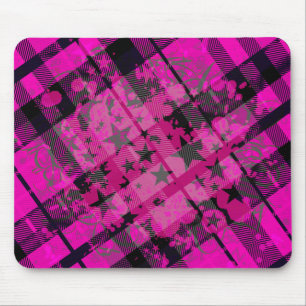 Roze speldeverfplaat muismat