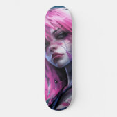 Roze spin skateboard (Voorkant)
