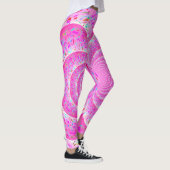 Roze spiraal leggings (Rechts)