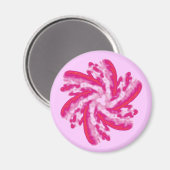 Roze spiraal magneet (Voorkant / Achterkant)