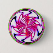 Roze spiraal ronde button 5,7 cm (Voorkant)
