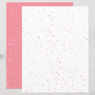 Roze Splatter Scrapbook Papierblad