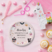 Roze spooky Birthday Paper Bord (Feest)