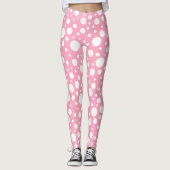 Roze spots Leggings (Voorkant)
