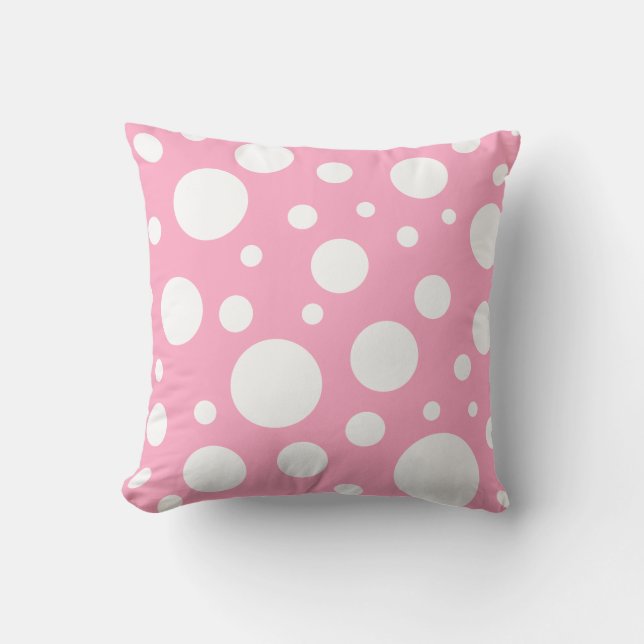 Roze spots Pillow Kussen (Voorkant)