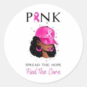 Roze spreid de hoop uit en vindt de zuivere borstk ronde sticker
