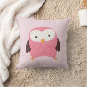 Roze Spring Owl Kussen (Deken)