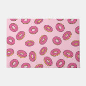 Roze Sprinkle Donut Patroon Deurmat (Voorkant)