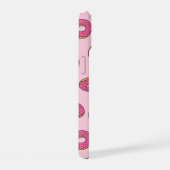 Roze Sprinkle Donut Patroon iPhone 15 Hoesje (Rechterkant)