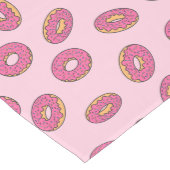 Roze Sprinkle Donut Patroon Medium Tafelloper (Hoek)