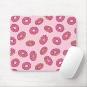 Roze Sprinkle Donut Patroon Muismat (Met muis)