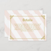 Roze sproeikaart informatiekaartje (Voorkant / Achterkant)