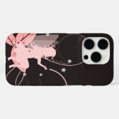 Roze sprookje en sterren Case-Mate iPhone case (Achterkant (horizontaal))