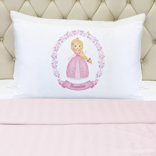  Roze sprookje Princess Kussensloop