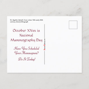 Roze St. Agatha (M 003) Briefkaart 2