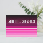 roze staal kaart (Staand voorkant)