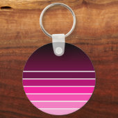 roze staal sleutelhanger (Voorkant)