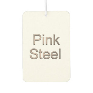 Roze Staal witte auto luchtverfrisser