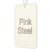 Roze Staal witte auto luchtverfrisser (Links)