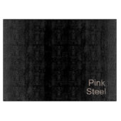 Roze Staal zwart glas snijplank (Voorkant)