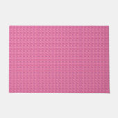 Roze staaldoormat deurmat (Voorkant)